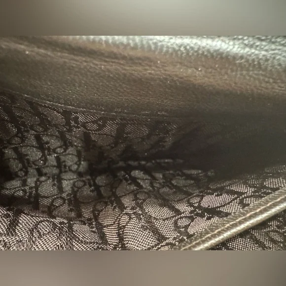 CHRISTIAN DIOR LADY DIOR CHAIN WALLET 100%AUTHENTIC VERY GOOD USED CONDITION EUC - Picture 11 of 16